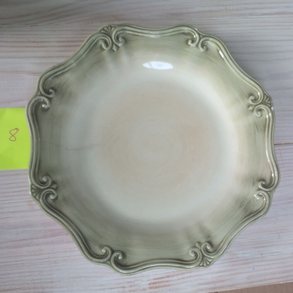 Lenox Dinner Plate Green Colore Verde VERDE 9” Italy